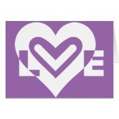 Aimer blanc et violet (Devant horizontal)