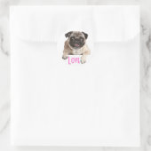 Aimer Carlin Chien Chien Chien Stickers de voeux (Sac)