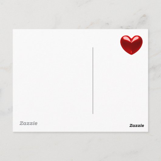 AIMER CARTE POSTALE PERSONNALISABLE (Dos)