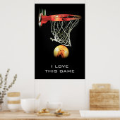 Aimer Ce Jeu Atteindre Poster De Basketball (Cuisine)