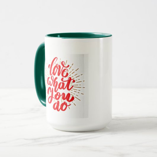 Aimer Ce que vous faites Café Mug (Devant gauche)