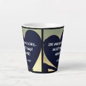 AIMER ce que vous faites Latte Mug - Adiela Akoo (Devant)