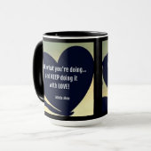 Aimer ce que vous faites Mug - Adiela Akoo (Devant gauche)