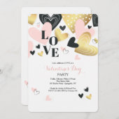 Aimer Ces Coeurs Invitation (Devant / Derrière)