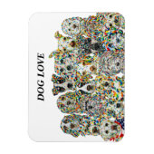 Aimer chien Aimant flexible Magnet photo (Vertical)