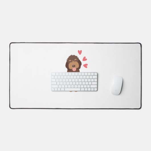 Aimer Chocolat Phantom Cockapoo Cavapoo Chien (Clavier et souris)