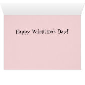 Aimer comme vin Valentine (Intérieur Horizontal (Bas))