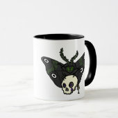 AIMER Crânes et champignons Mug (Devant droit)