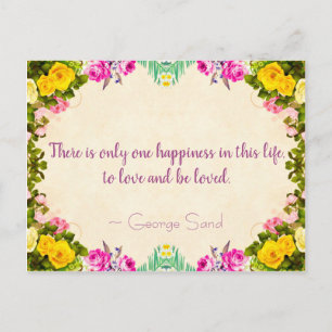 Aimer et être aimé Carte postale