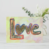 Aimer Golden Pastels Invitations ou Annonces (Debout devant)