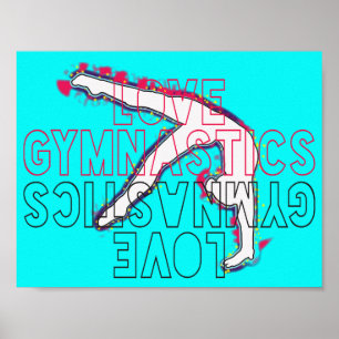 Aimer Gymnastique Poster personnalisé