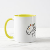 Aimer Hérisson Dessin d'automne Dessin Mug (Gauche)
