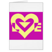 Aimer Jaune sur violet (Devant)