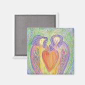 Aimer Kindness Guardian Angels Art Fridge Magnet (Recto/Verso)