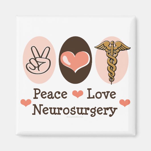 Aimer la paix Magnet de neurochirurgie (Devant)