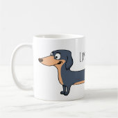 Aimer le chien long - Dachshund Mug (Gauche)