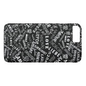 Aimer le coque iphone de texte ou choisir les coul (Dos (Horizontal))