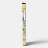 "Aimer le noir : deux crânes dans le coque iphone (Verso / Gauche)