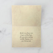 Aimer le Seigneur Écriture Matthieu 22, carte Vint (Intérieur)