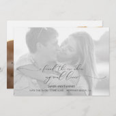 Aimer les âmes Enregistrer la carte Date (Devant / Derrière)