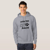 Aimer les chiens vient juste d'un Sweat - shirt à  (Devant entier)