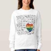 Aimer les langues étrangères femmes sweatshirt (Devant)