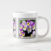 Aimer les pensées ~ Pansy Jumbo Mug (Droite)