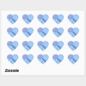 Aimer les Stickers Coeur Crochet (Feuille)