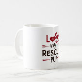 Aimer ma Secourt Pup Mug (Devant gauche)