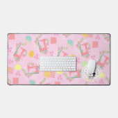 Aimer Machine à coudre Pink Desk Mat (Clavier et souris)