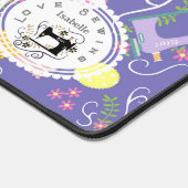 Aimer Machine à coudre Purple Desk Mat (Coin)