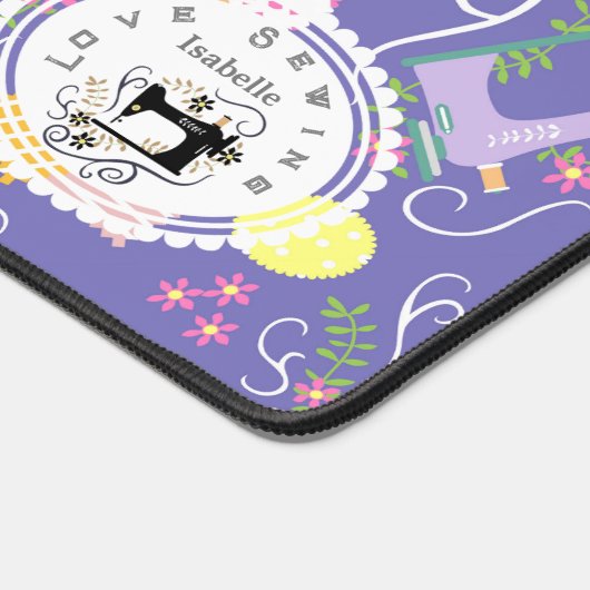 Aimer Machine à coudre Purple Desk Mat (Coin)