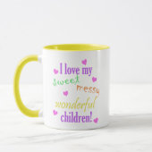 Aimer mes enfants Mug (Gauche)