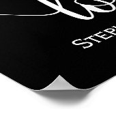 Aimer Moderne Calligraphie Script Poster (Coin)