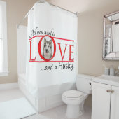 Aimer Mon Rideau De Douche Husky (En situation)