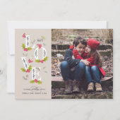 AIMER Noël Carte photo de vacances (Devant)