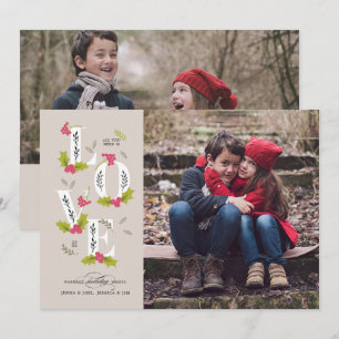 AIMER Noël Carte photo de vacances