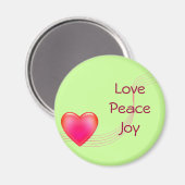 Aimer Peace Joy Fridge Magnet (Recto/Verso)