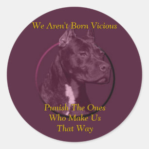 Aimer Pitbull Secourir Animaux Stickers