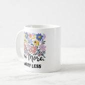 Aimer Plus De Mug Floral (Devant gauche)