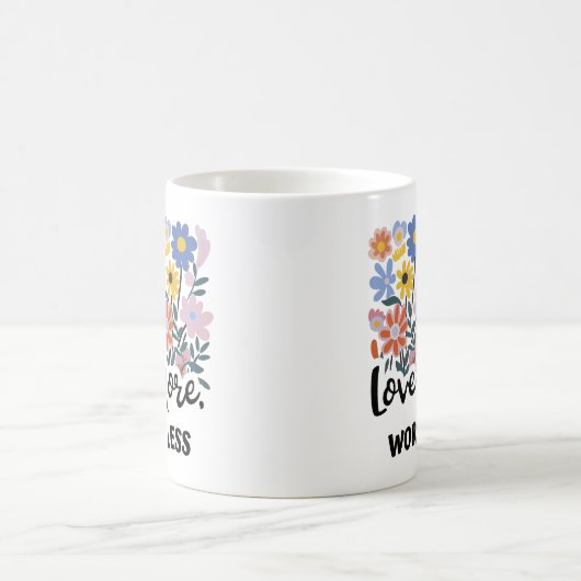 Aimer Plus De Mug Floral (Centre)