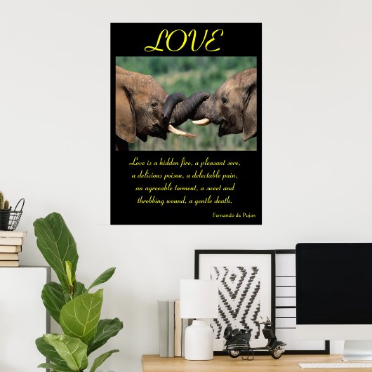 Aimer Posters Animal 5 (Bureau à domicile)