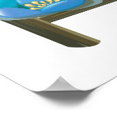 Aimer pour grimper affiche de voyage de style vint (Coin)