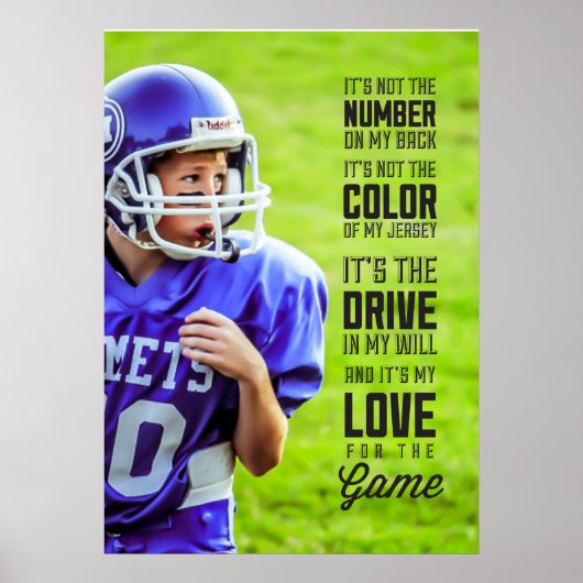 Aimer pour le jeu Poster avec votre photo (Devant)