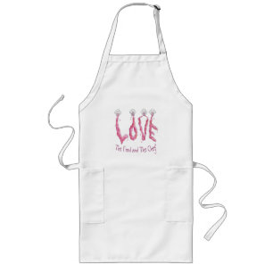Aimer rose long tablier
