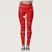 aimer rouge vous leggings (Devant)