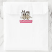 Aimer Sibérie Husky Chien Chien Chien Stickers de  (Sac)