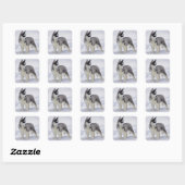 Aimer Sibérie Husky Chien Chien Chien Stickers de  (Feuille)