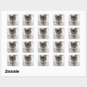 Aimer Sibérie Husky Chien Chien Chien Stickers de (Feuille)