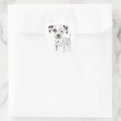 Aimer Stickers Chien Chien de Chien de Chien de Sa (Sac)